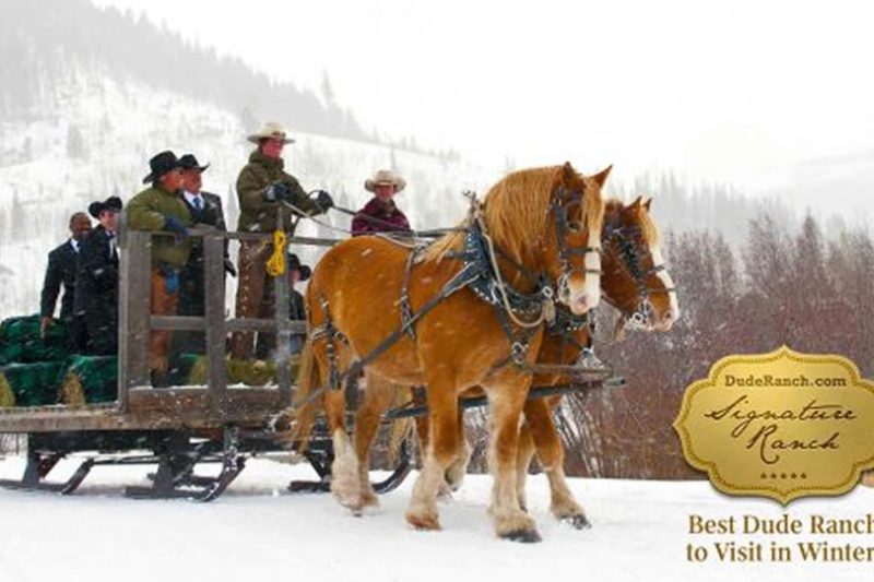 C Lazy U Ranch - Sleigh Rides in Winter